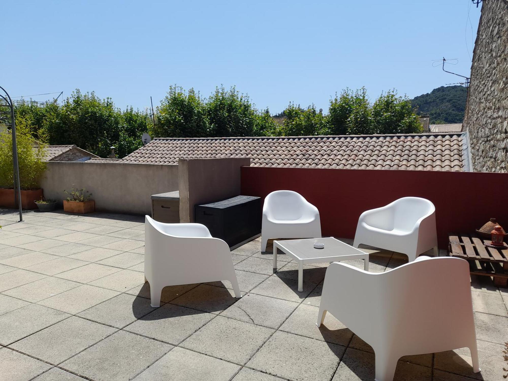 Grande Terrasse Et Vue Sur Le Site Antique Apartment Vaison-la-Romaine Ngoại thất bức ảnh